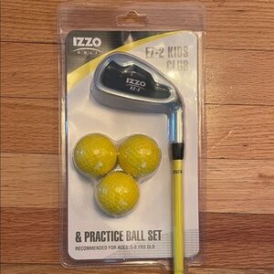 Golf Kids Club & Ball Set - Yellow